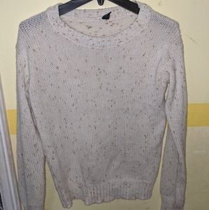 Cream and gold sweater
